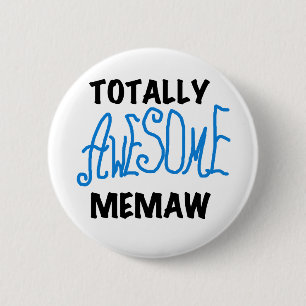 Macaron Rond 5 Cm T-shirts et cadeaux bleus totalement