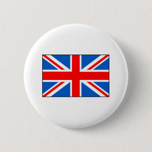 Macaron Rond 5 Cm T-shirts et cadeaux britanniques de drapeau