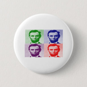 Macaron Rond 5 Cm T-shirts et cadeaux d'Abraham Lincoln