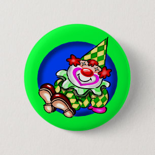 Macaron Rond 5 Cm T-shirts et cadeaux de clown de cirque d'enfants
