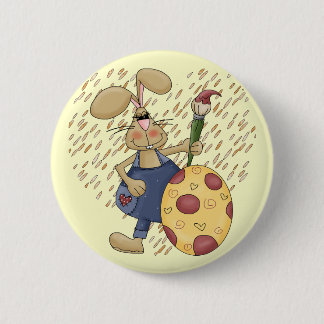 Macaron Rond 5 Cm T-shirts et cadeaux de lapin de Pâques