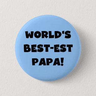 Macaron Rond 5 Cm T-shirts et cadeaux de papa du Meilleur-est du