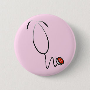 Macaron Rond 5 Cm T-shirts et cadeaux de stéthoscope