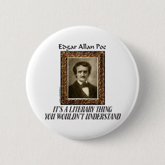 MACARON ROND 5 CM T-SHIRTS ET CADEAUX D'EDGAR ALLAN POE