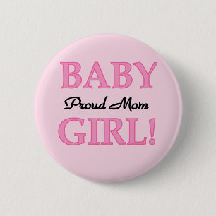 Macaron Rond 5 Cm T-shirts et cadeaux fiers de bébé de maman