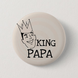 Macaron Rond 5 Cm T-shirts et cadeaux King Papa