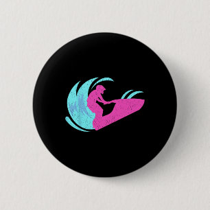 Macaron Rond 5 Cm T Shirts Vintage Jet Ski Stand Up Ski Hiver Sp