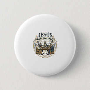 Macaron Rond 5 Cm Table de communion de Jésus Table de communion de