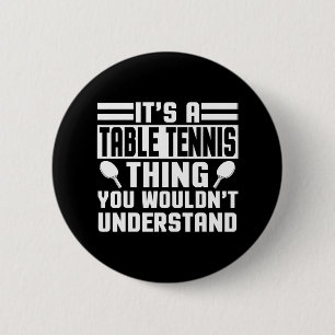 Macaron Rond 5 Cm Table Tennis Apparel Meilleur Plaisir Tennis Joueu