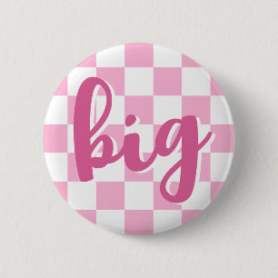 Macaron Rond 5 Cm Tableau de bord rétro Big Little Sorority