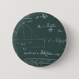 Macaron Rond 5 Cm Tableau noir de statistiques
