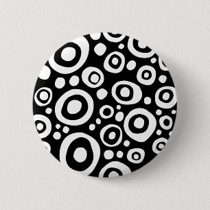 Macaron Rond 5 Cm Taches et Cercles - 02