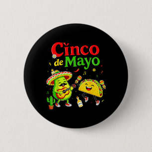 Macaron Rond 5 Cm Taco Mexicain Patty pour Enfants Garçon Fille Homm