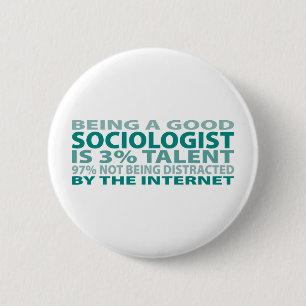 Macaron Rond 5 Cm Talent du sociologue 3%