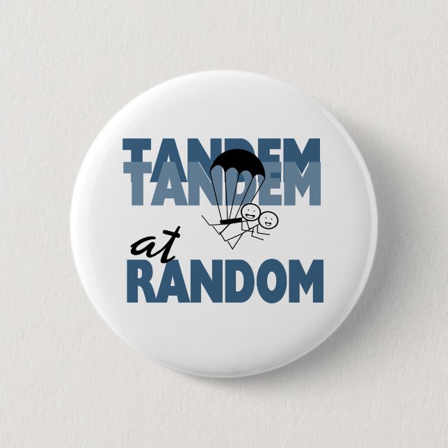 Macaron Rond 5 Cm Tandem au hasard (Devant)