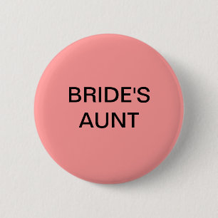 MACARON ROND 5 CM TANTE BUTTON DE LA JEUNE MARIÉE