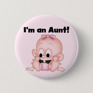 Macaron Rond 5 Cm Tante de New Niece Tshirts et cadeaux