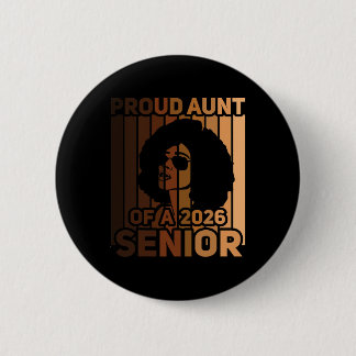 Macaron Rond 5 Cm Tante fière d'un senior africain à la mélanine noi