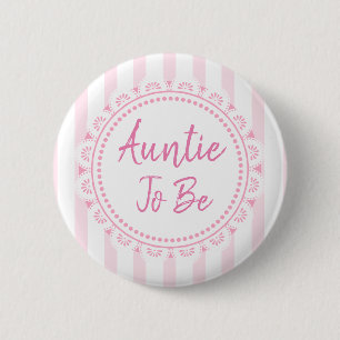 Macaron Rond 5 Cm Tante Rose Pour Être Lacey Baby shower