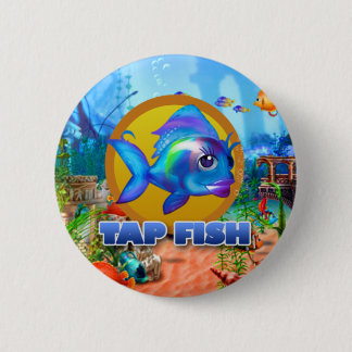Macaron Rond 5 Cm Tapez le bouton de poissons