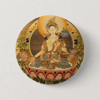 Macaron Rond 5 Cm Tara (Bouddha féminin)