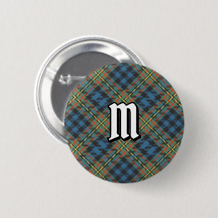 Macaron Rond 5 Cm Tartan ancien du clan MacLellan