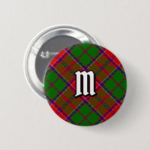 Macaron Rond 5 Cm Tartan Clan Grant