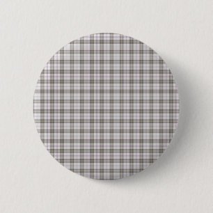 Macaron Rond 5 Cm Tartan gris mode