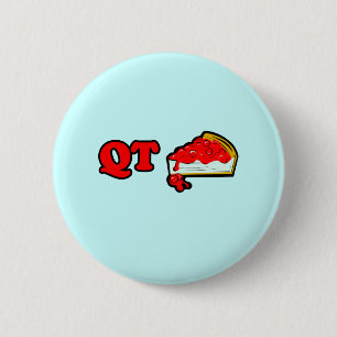 Macaron Rond 5 Cm Tarte de Cutie - T-shirt de bébé de tarte de quart