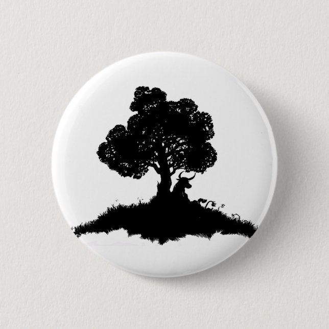 Macaron Rond 5 Cm Tatouage d'Elliott Smith (Devant)