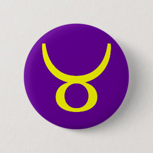 MACARON ROND 5 CM TAUREAU, SIGNE DU ZODIAQUE