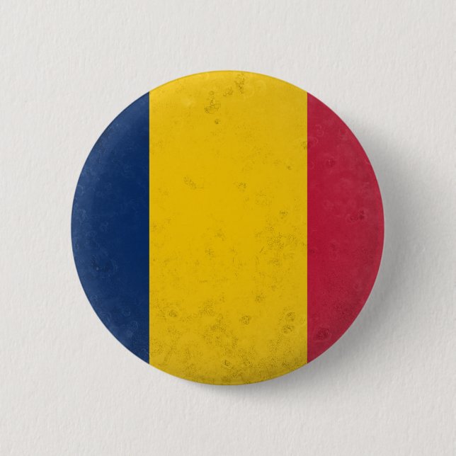 Macaron Rond 5 Cm Tchad (Devant)