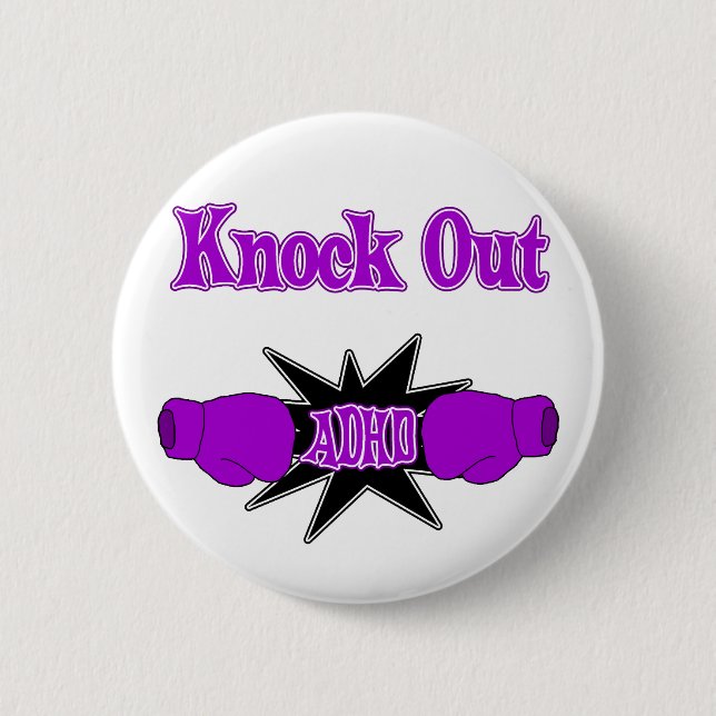 MACARON ROND 5 CM TDAH (Devant)