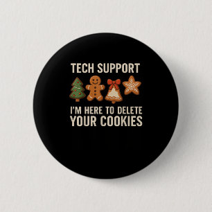 Macaron Rond 5 Cm Tech Suprt Je suis ici pour supprimer vos cookies 