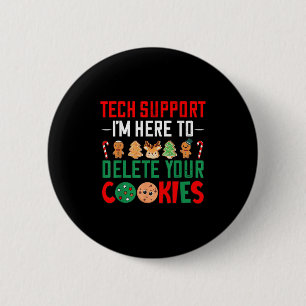 Macaron Rond 5 Cm Tech Suprt Noël Cookies Femmes Hommes Fantastiques
