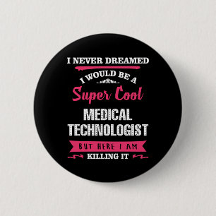 Macaron Rond 5 Cm Technologue Médicale super Cool