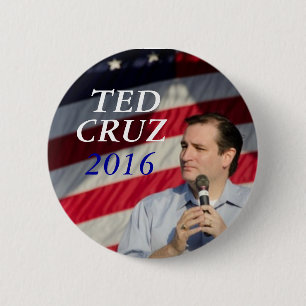 Macaron Rond 5 Cm Ted Cruz pour le président