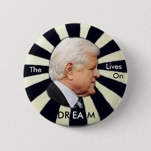 Macaron Rond 5 Cm Ted Kennedy Pin