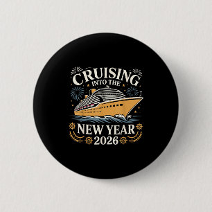 Macaron Rond 5 Cm Tee pour vacances de fête en croisière pour la nou