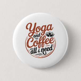 Macaron Rond 5 Cm Tee-shirt essentiel de yoga et de café 