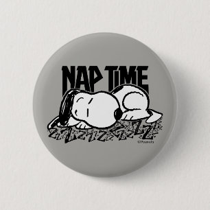 Macaron Rond 5 Cm Tee - shirt   Snoopy Nap Time