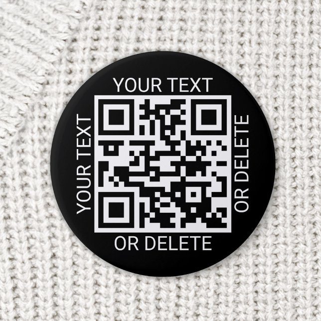 Macaron Rond 5 Cm Téléchargez votre QR Code Modern Website ou applic (Créateur téléchargé)