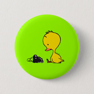 Macaron Rond 5 Cm Téléphone et canard