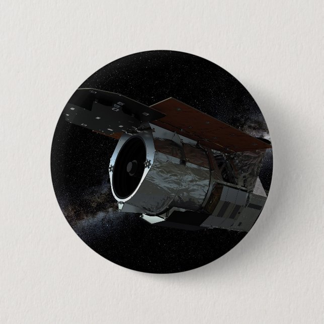 Macaron Rond 5 Cm Télescope d'étude infrarouge à large champ (Devant)