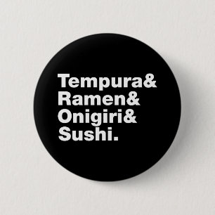 Macaron Rond 5 Cm Tempura & Ramen & Onigiri & Sushi.