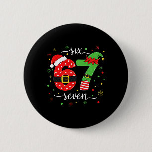 Macaron Rond 5 Cm Tendance Six Sept Mème Noël 67 Xmas Hommes Femmes