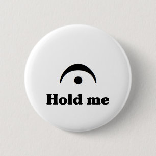 Macaron Rond 5 Cm Tenez-moi : Je suis un Fermata