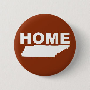 Macaron Rond 5 Cm Tennessee Accueil Loin de l'État Bouton d'insigne 