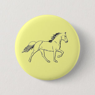 Macaron Rond 5 Cm Tennessee Walking Horse