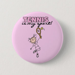 Macaron Rond 5 Cm Tennis mes T-shirts et cadeaux de sport